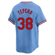 Ryan Tepera Men's St. Louis Cardinals Cooperstown Collection Jersey - Light Blue Limited