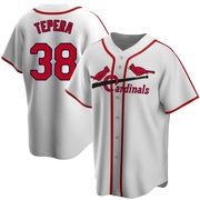 Ryan Tepera Men's St. Louis Cardinals Home Cooperstown Collection Jersey - White