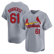 Sem Robberse Men's St. Louis Cardinals Away Jersey - Gray Limited