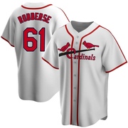 Sem Robberse Men's St. Louis Cardinals Home Cooperstown Collection Jersey - White