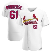 Sem Robberse Men's St. Louis Cardinals Home Jersey - White Authentic