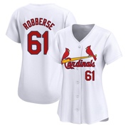 Sem Robberse Women's St. Louis Cardinals Home Jersey - White Limited