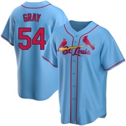 Sonny Gray Men's St. Louis Cardinals Alternate Jersey - Light Blue Replica