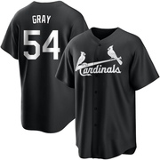 Sonny Gray Youth St. Louis Cardinals Jersey - Black/White Replica