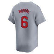 Stan Musial Men's St. Louis Cardinals Away Jersey - Gray Limited