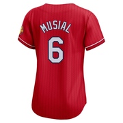 Stan Musial Women's St. Louis Cardinals 2024 City Connect Jersey - Red Limited