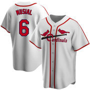 Stan Musial Youth St. Louis Cardinals Home Cooperstown Collection Jersey - White