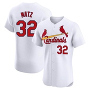 Steven Matz Men's St. Louis Cardinals Home Jersey - White Elite