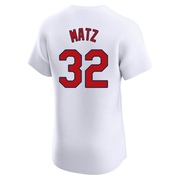 Steven Matz Men's St. Louis Cardinals Home Jersey - White Elite