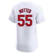 Taylor Motter Men's St. Louis Cardinals Home Jersey - White Elite