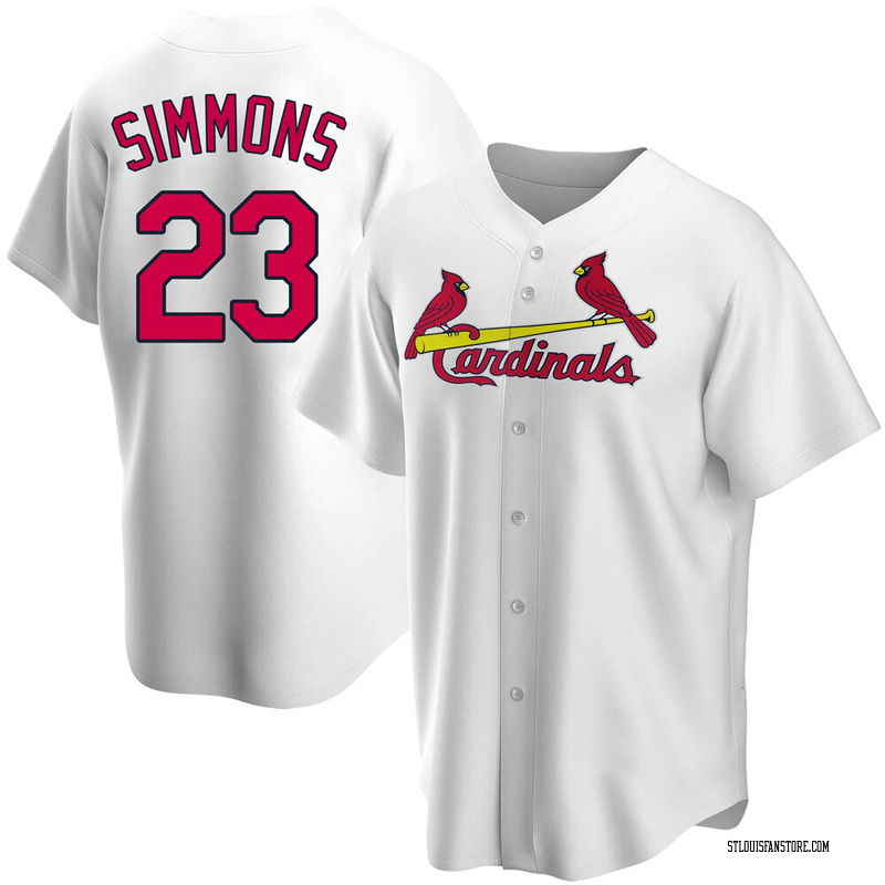 Ted Simmons Men's St. Louis Cardinals Home Jersey - White Replica