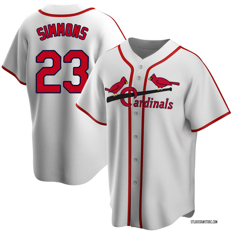 Ted Simmons Signed Cardinals Road Jersey (JSA COA) St. Louis Catcher 1 –  Super Sports Center