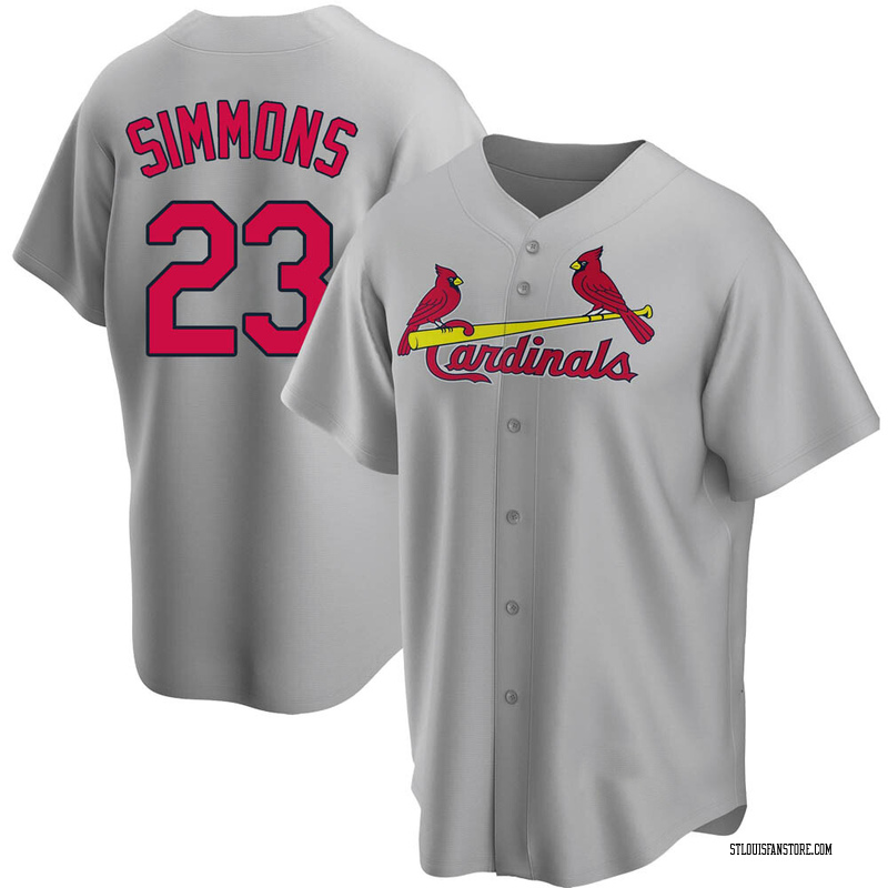 Ted Simmons Youth St. Louis Cardinals Road Jersey - Gray Replica