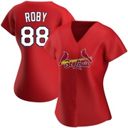 Tekoah Roby Women's St. Louis Cardinals Alternate Jersey - Red Authentic