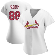 Tekoah Roby Women's St. Louis Cardinals Home Jersey - White Authentic