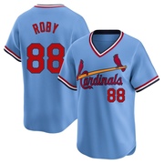 Tekoah Roby Youth St. Louis Cardinals Cooperstown Collection Jersey - Light Blue Limited