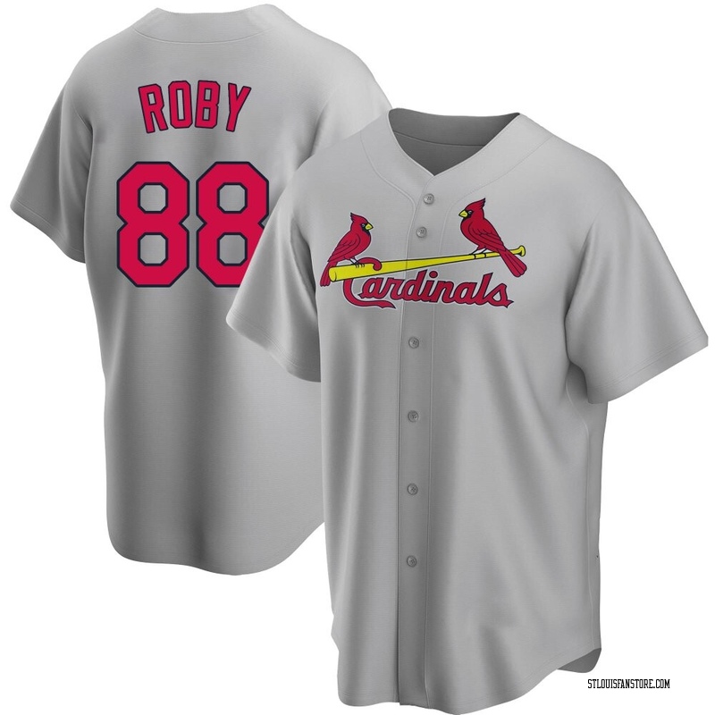 Tekoah Roby Youth St. Louis Cardinals Road Jersey - Gray Replica