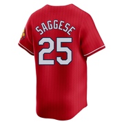 Thomas Saggese Men's St. Louis Cardinals 2024 City Connect Jersey - Red Limited