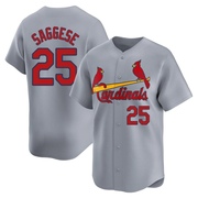 Thomas Saggese Youth St. Louis Cardinals Away Jersey - Gray Limited