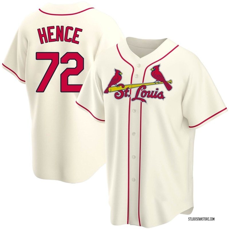 Tink Hence Men's St. Louis Cardinals Alternate Jersey - Cream Replica