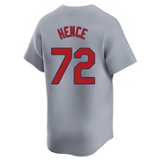 Tink Hence Men's St. Louis Cardinals Away Jersey - Gray Limited