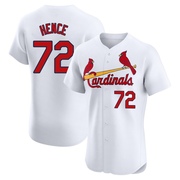 Tink Hence Men's St. Louis Cardinals Home Jersey - White Elite