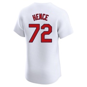 Tink Hence Men's St. Louis Cardinals Home Jersey - White Elite