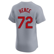 Tink Hence Men's St. Louis Cardinals Road Jersey - Gray Elite