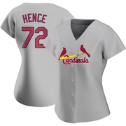 Tink Hence Women's St. Louis Cardinals Road Jersey - Gray Replica