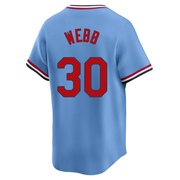 Tyler Webb Youth St. Louis Cardinals Cooperstown Collection Jersey - Light Blue Limited