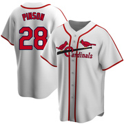 Vada Pinson Men's St. Louis Cardinals Home Cooperstown Collection Jersey - White