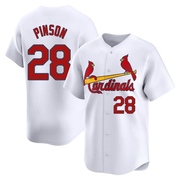 Vada Pinson Men's St. Louis Cardinals Home Jersey - White Limited