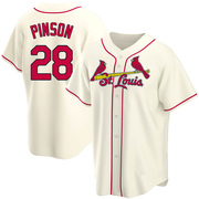 Vada Pinson Youth St. Louis Cardinals Alternate Jersey - Cream Replica