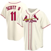 Victor Scott II Men's St. Louis Cardinals Alternate Jersey - Cream Replica