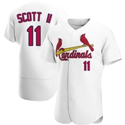 Victor Scott II Men's St. Louis Cardinals Home Jersey - White Authentic