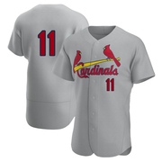 Victor Scott II Men's St. Louis Cardinals Road Jersey - Gray Authentic