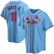 Victor Scott II Youth St. Louis Cardinals Alternate Jersey - Light Blue Replica