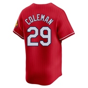 Vince Coleman Men's St. Louis Cardinals 2024 City Connect Jersey - Red Limited