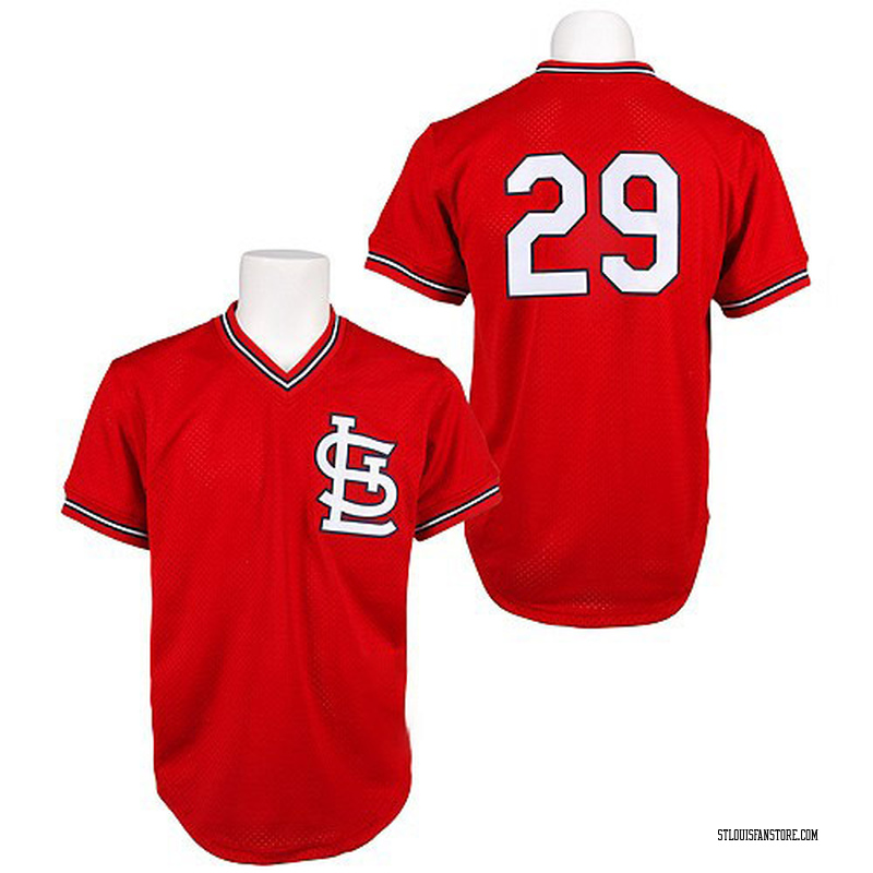 Vince Coleman Men's St. Louis Cardinals Throwback Jersey - Red Replica