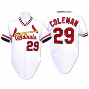 Vince Coleman Men's St. Louis Cardinals Throwback Jersey - White Authentic