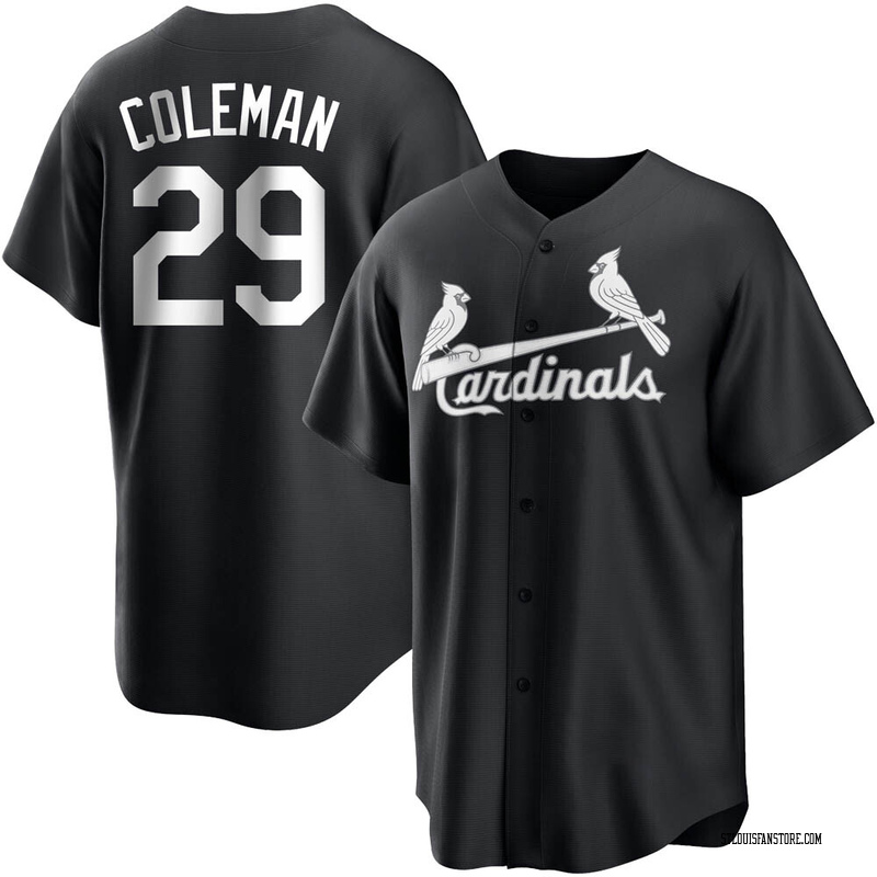 Youth St. Louis Cardinals #29 Vince Coleman Authentic White Home