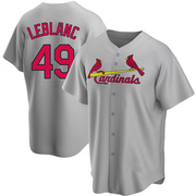 Wade LeBlanc Men's St. Louis Cardinals Road Jersey - Gray Replica