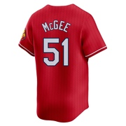 Willie McGee Men's St. Louis Cardinals 2024 City Connect Jersey - Red Limited