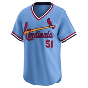 Willie McGee Men's St. Louis Cardinals Cooperstown Collection Jersey - Light Blue Limited