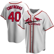 Willson Contreras Men's St. Louis Cardinals Home Cooperstown Collection Jersey - White