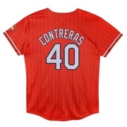 Willson Contreras Toddler St. Louis Cardinals Preschool 2024 City Connect Jersey - Red Limited