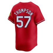 Zack Thompson Men's St. Louis Cardinals 2024 City Connect Jersey - Red Limited