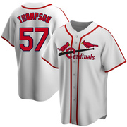 Zack Thompson Men's St. Louis Cardinals Home Cooperstown Collection Jersey - White