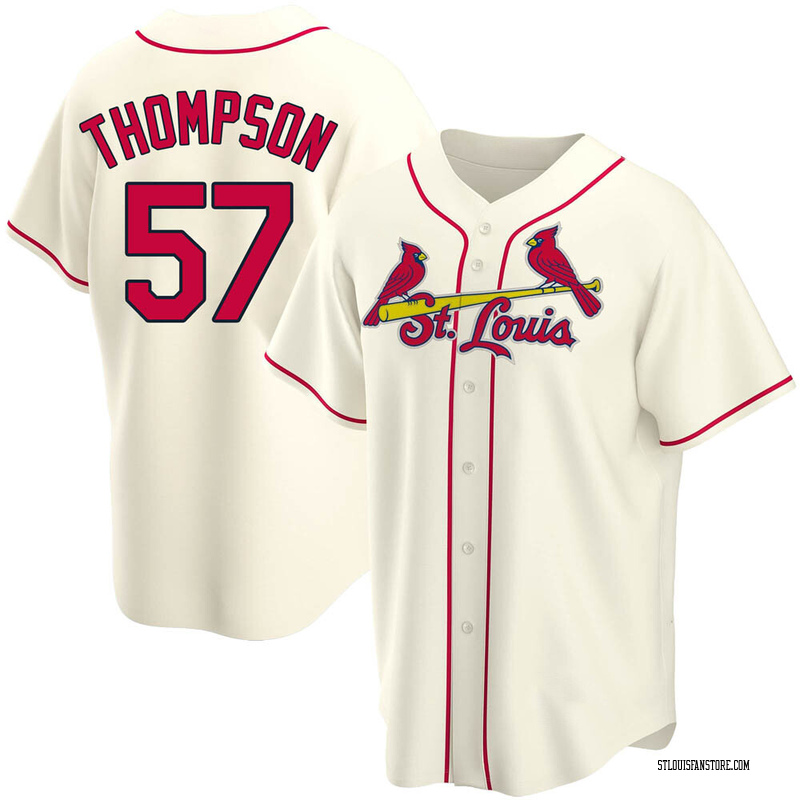 Zack Thompson Youth St. Louis Cardinals Alternate Jersey - Cream Replica